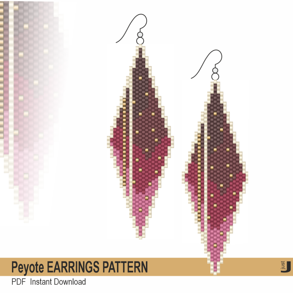 Peyote earrings