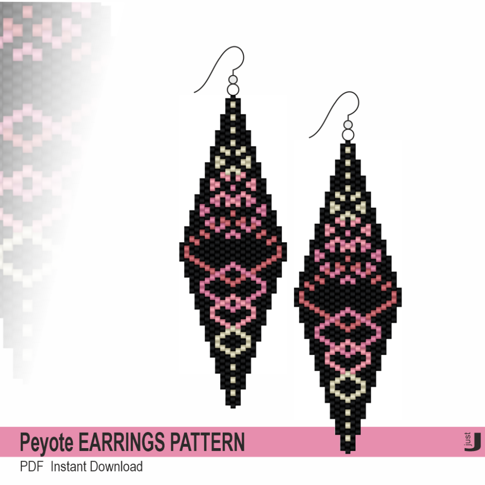 Peyote earrings