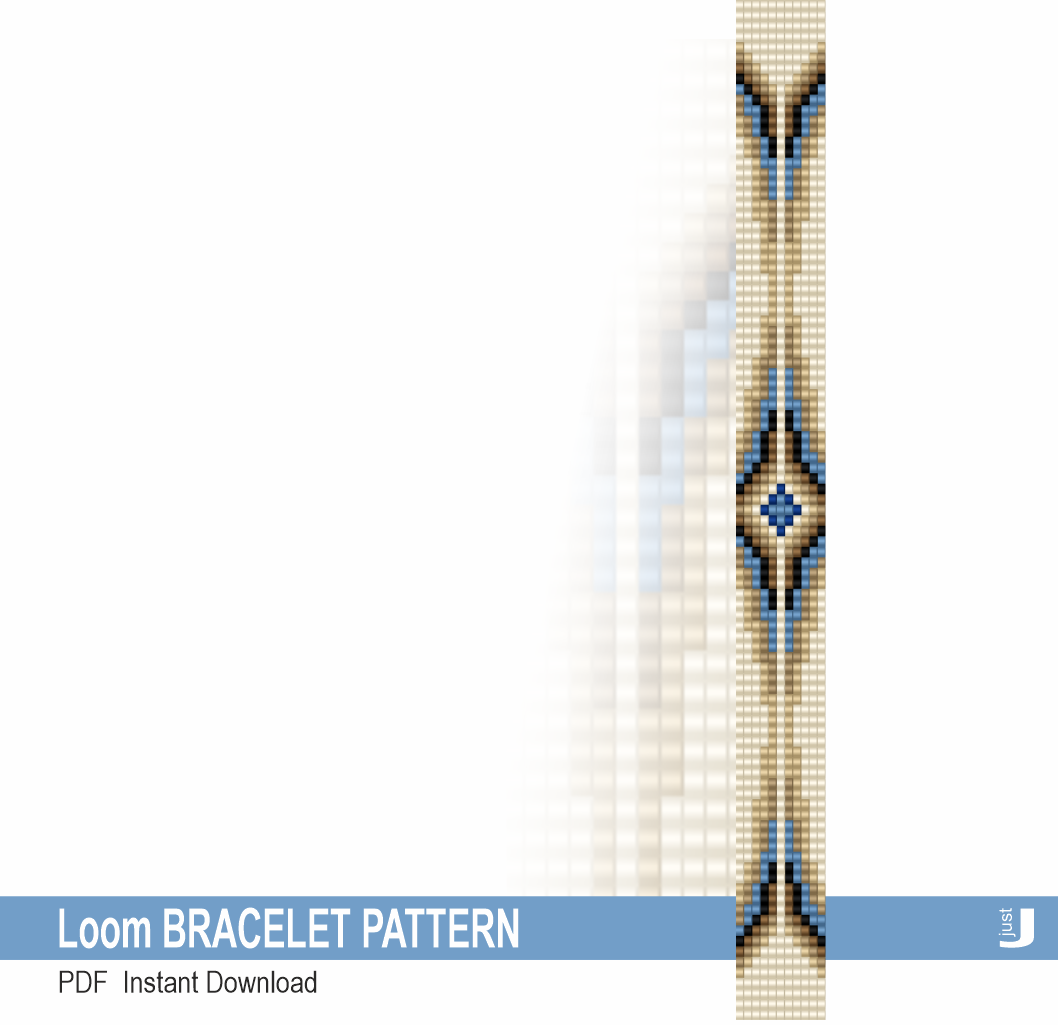 Loom Bracelet Pattern - JJ-1233B - Just Jewelry